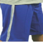 Boys Short- Blue Grey Stripe