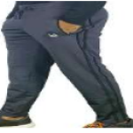 Men's Long pant - Grey-Black piping