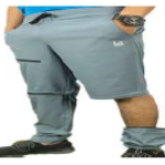 Men's Performance Long Pant (Solid Grey) 4-Way stretch