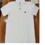 Men's cotton Polo-White