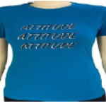 Ladies Active T- shirt (Solid Blue)